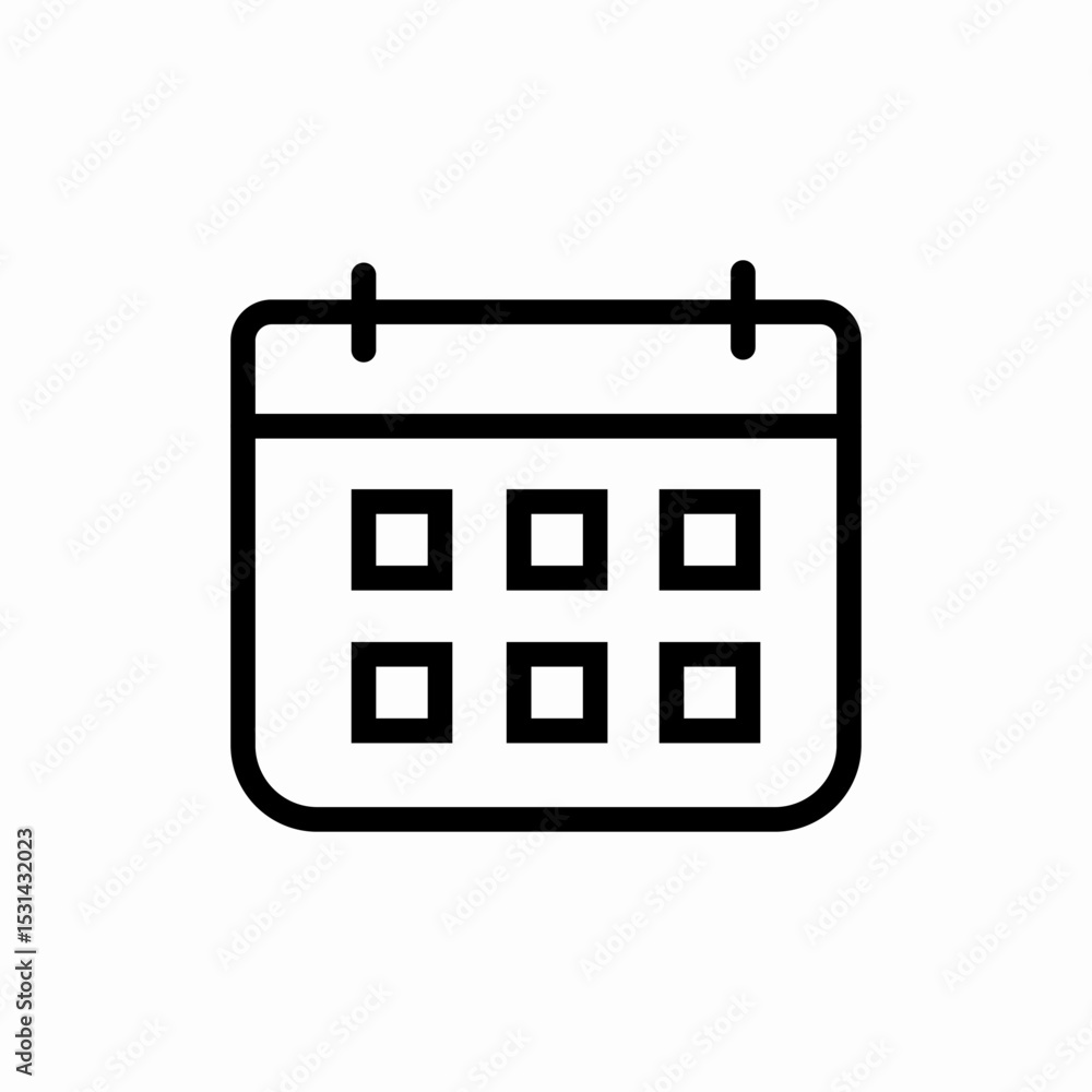 calendar date schedule time icon vector sign calendar date schedule time icon vector sign