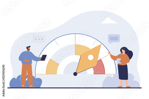 Curved control panel counting down to a product launch with dials and avatar crew readying