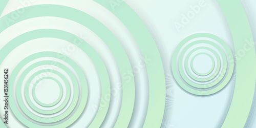 minimalist banner background,pastel color,blue nad yellow gradations,circle. modern trendy design