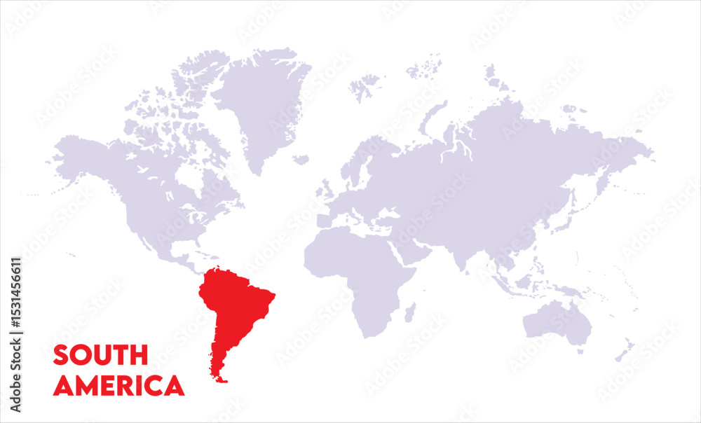 South America highlighted on world map-04, Map of South America, highlighted on the world map, South America on the world map, Satellite view, South America's location on the globe. South America highlighted on world map-04, Map of South America, highlighted on the world map, South America on the world map, Satellite view, South America's location on the globe.