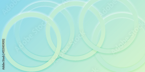 minimalist banner background,pastel color,blue nad yellow gradations,circle abstract ,geometric,memphis,trendy,business. modern trendy design