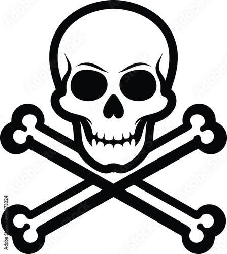 Skull and Crossbones Danger Symbol
