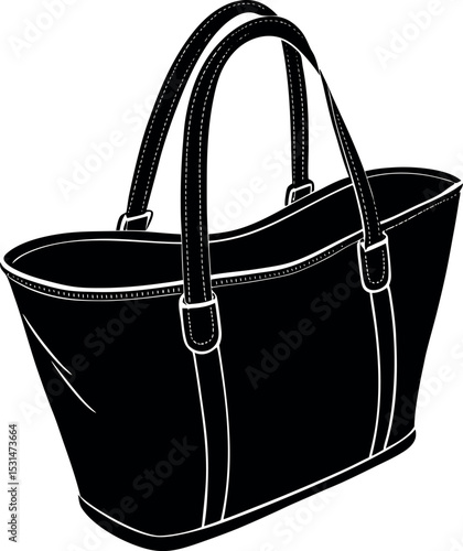 Lightweight Carryall With Bold Strap Shallotte On White Background