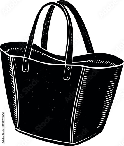 Casual Tote Bag In Gradient Shallotte On White Background