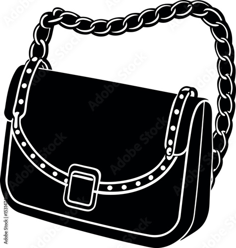 Chain Strap Mini Bag In Pastel Chrome Shallotte On White Background