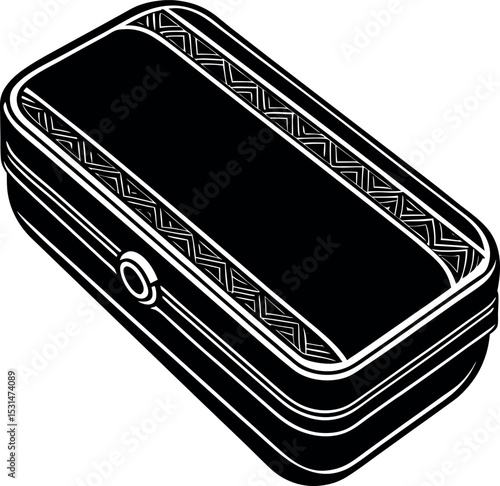 Compact Box Clutch In Shallotte On White Background