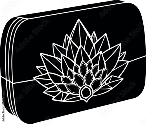 Evening Clutch With Crystal Embellishment Shallotte On White Background