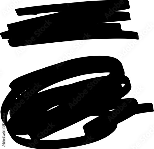 hand-painted , abstract drawing, clipart frames