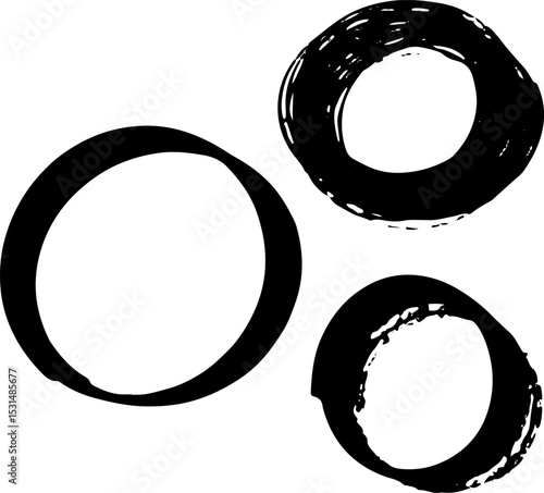 hand-painted , abstract drawing, clipart frames