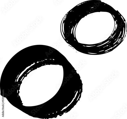 hand-painted , abstract drawing, clipart frames