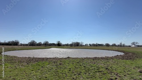 LAKE IN TEXAS LANDSCAPE