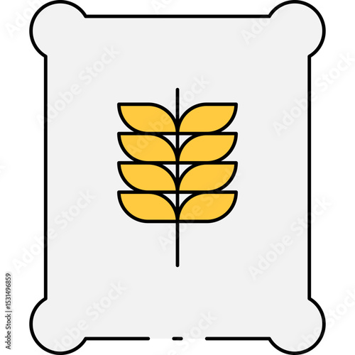 Crops single icon vector illustration