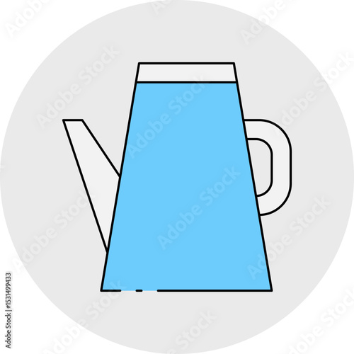 Jug single icon vector illustration