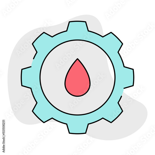 Setting single icon vector illustration