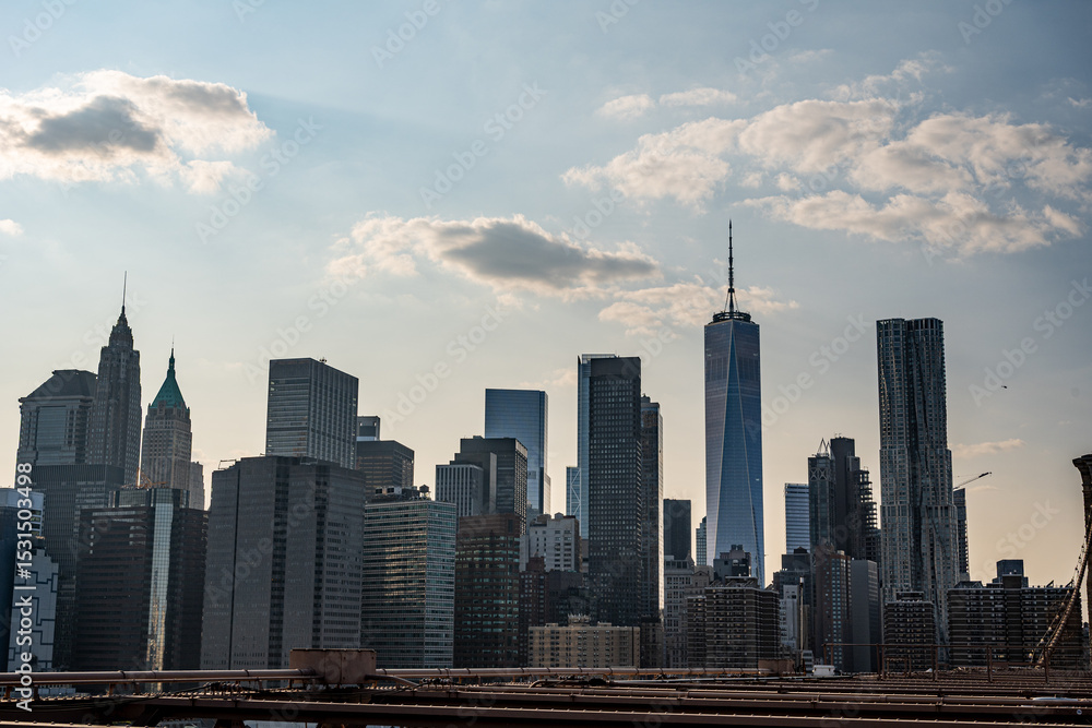 Obraz premium new york city skyline