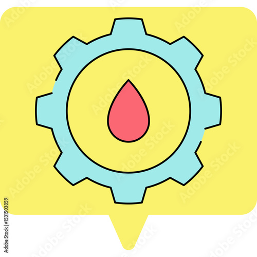 Setting single icon vector illustration