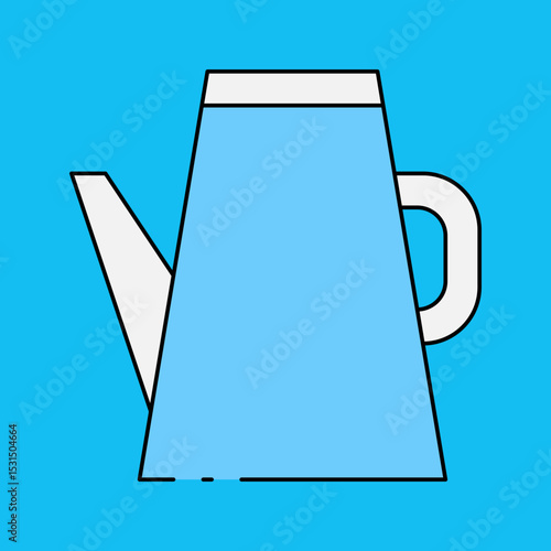 Jug single icon vector illustration