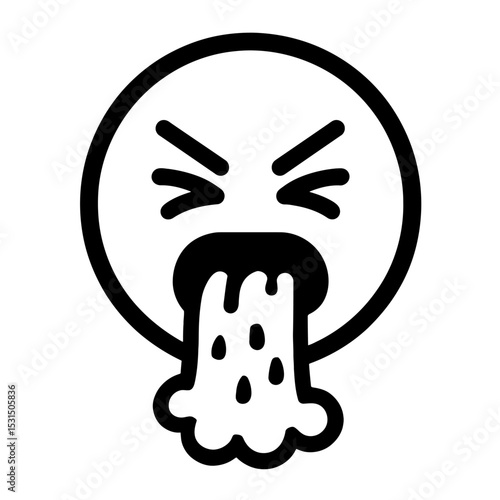Facepalm Emoji Vector Icon - Expressing Disappointment, Embarrassment, Frustration, or Shame