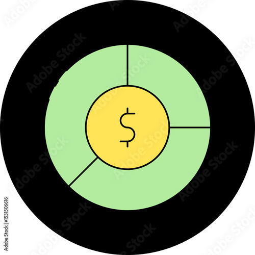 Money single icon vector illustration