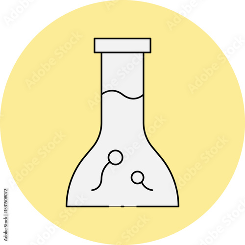 Sperm single icon vector illustration