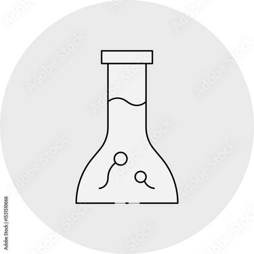 Sperm single icon vector illustration