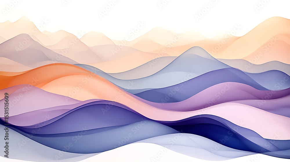 Abstract mountain range Abstract mountain range