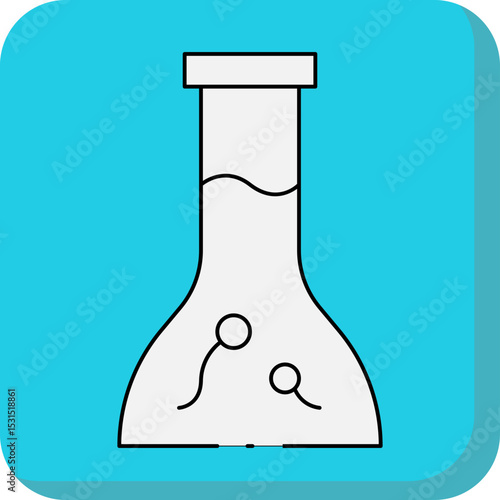 Sperm single icon vector illustration