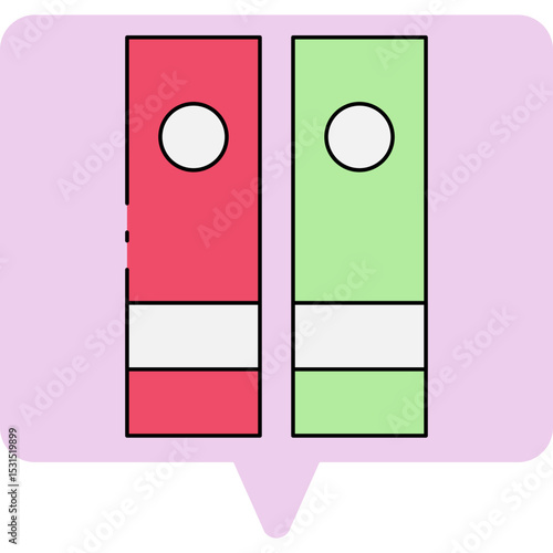 Files single icon vector illustration