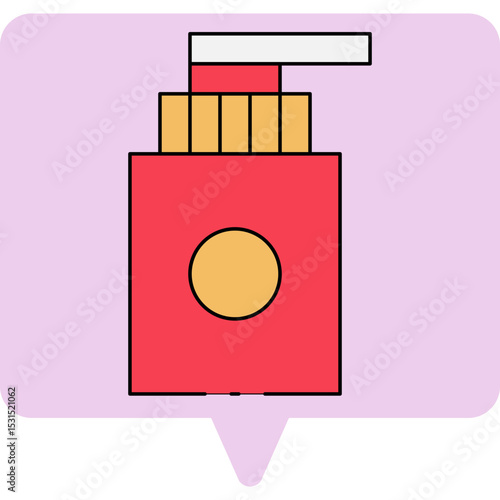 Spray single icon vector illustration