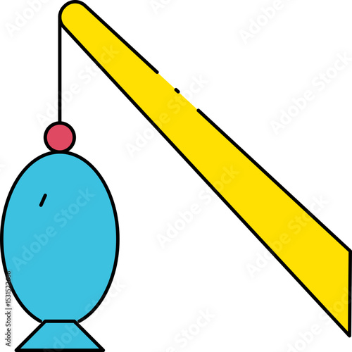 Fishing single icon vector illustration