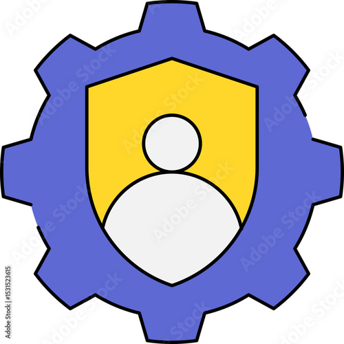 Setting single icon vector illustration