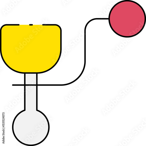 Wallpaper Mural Ball tin the glass single icon vector illustration Torontodigital.ca