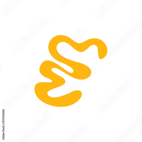Abstract groovy funky shape elements 