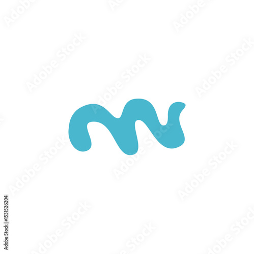 Abstract groovy funky shape elements 
