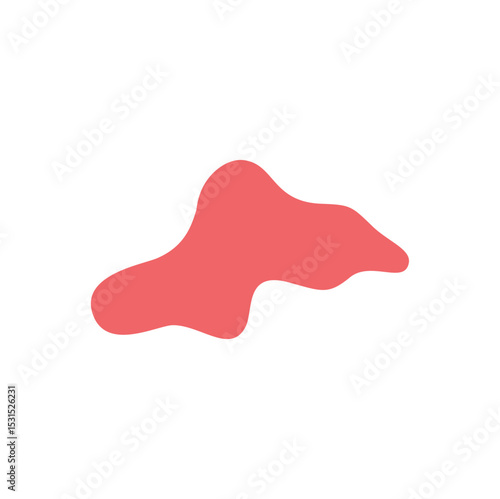 Abstract groovy funky shape elements 