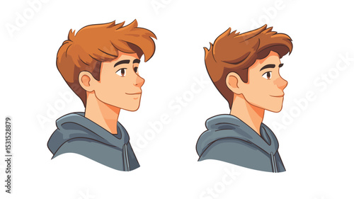 Professional Male User Icon Vector Illustration for Web Design and Business Applications