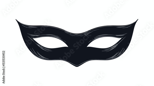 Thief Eye Mask Icon Vector Isolated Illustration