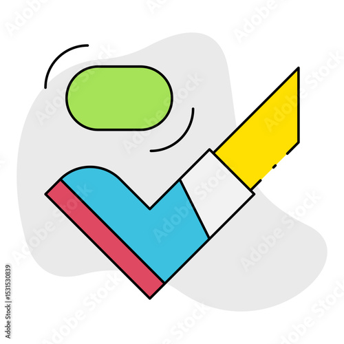 Rugby single icon vector illustration