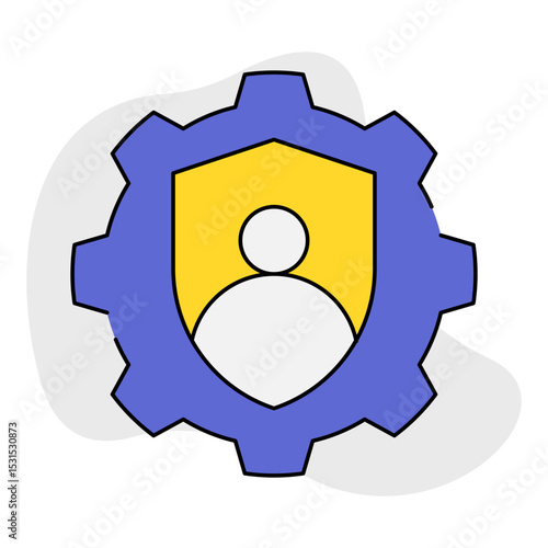 Setting single icon vector illustration