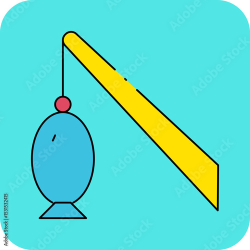 Fishing single icon vector illustration