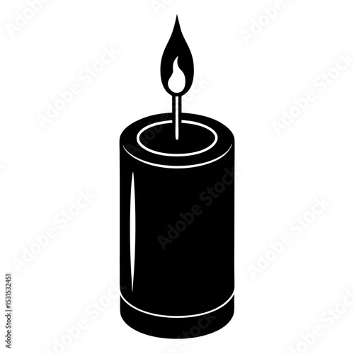 black oil barrel with a white background