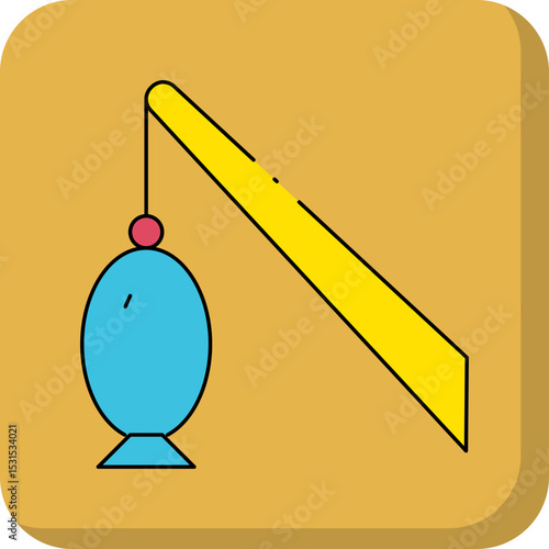 Fishing single icon vector illustration