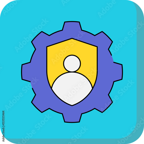 Setting single icon vector illustration