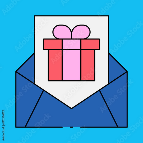 Mail single icon vector illustration