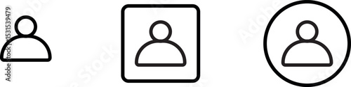 User icon, Person icon, User icon for web site, User icon vector illustration