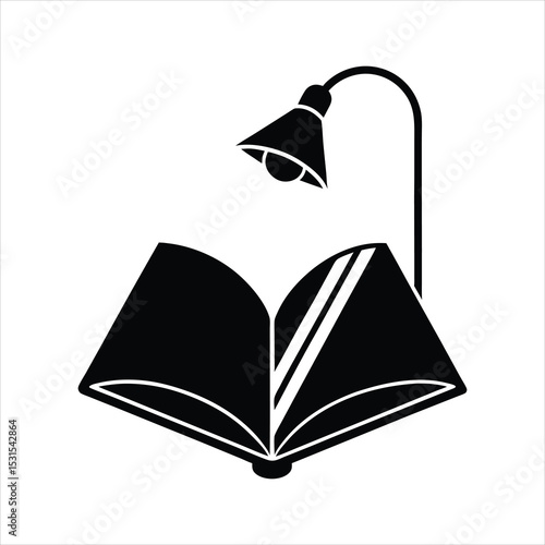 Education and Study Lamp Silhouette Design