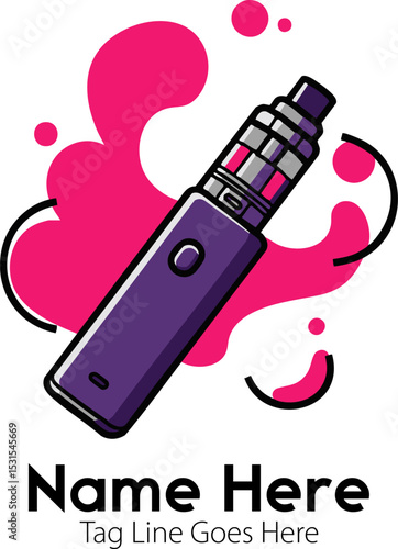 Vape Culture Vector Collection: Devices and Vaping Illustrations