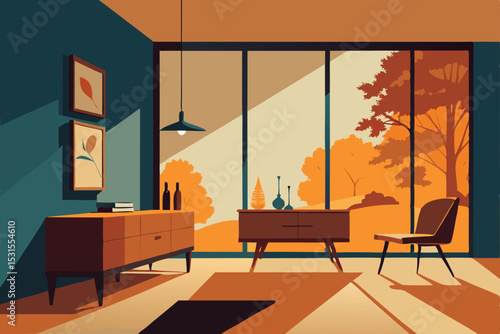 living room with fireplace