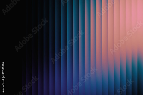 Abstract pink, purple, and yellow glass gradient on a black background. Futuristic and vibrant design with a glossy, translucent texture. Ideal for use in digital art, tech interfaces, and modern back