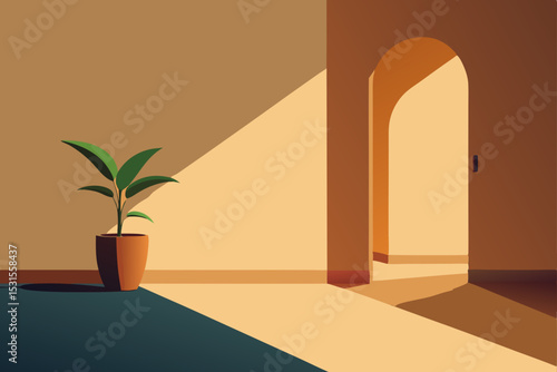 interior of a hotel room